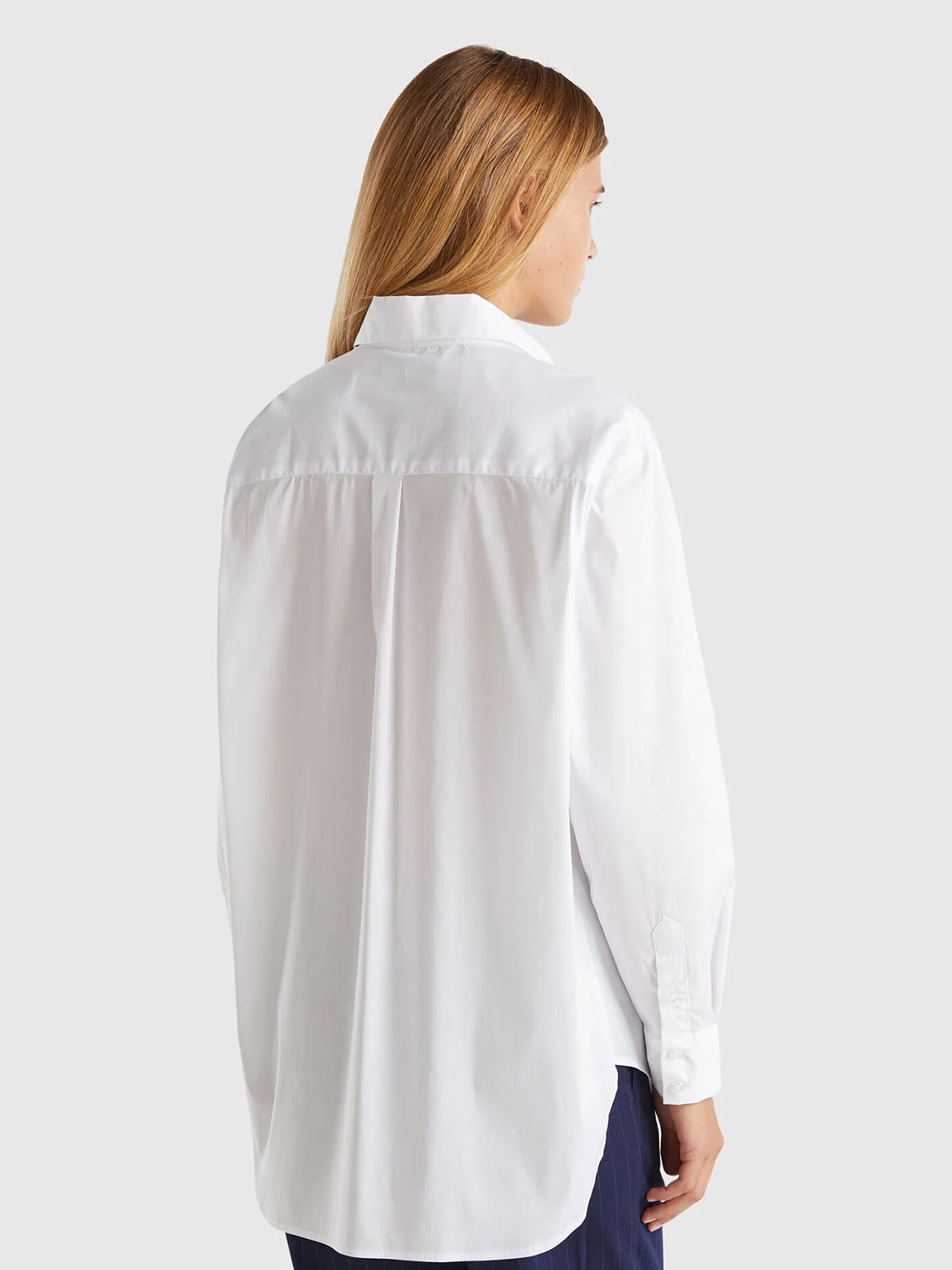 UNITED COLORS OF BENETTON Áo Sơ Mi Dài Tay Nữ Women Shirt