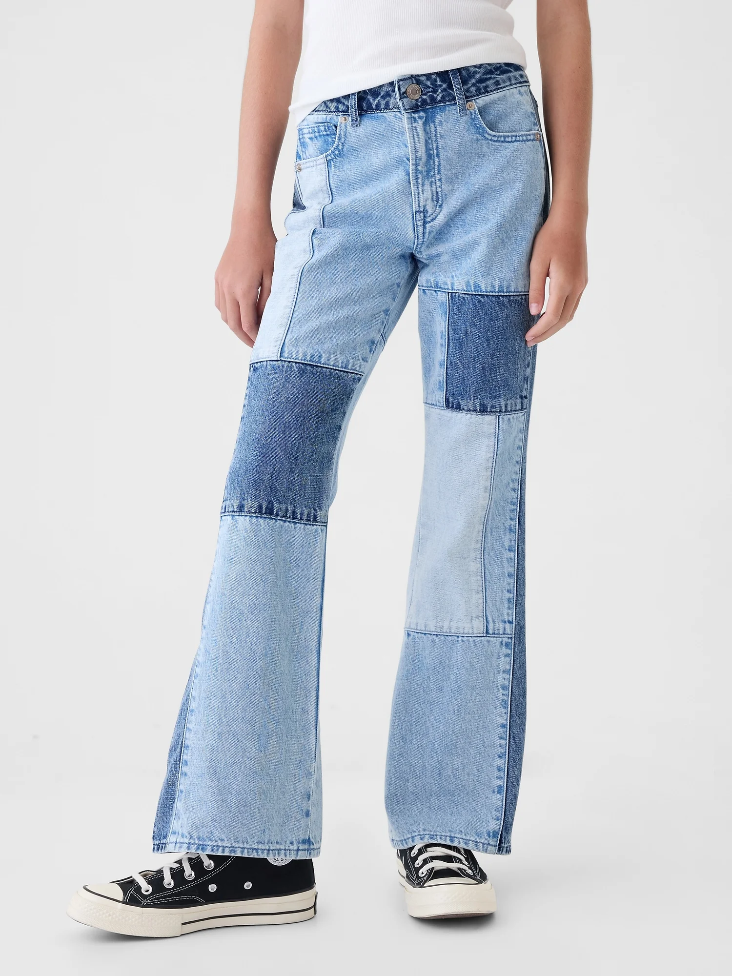 GAP Quần Jeans Dài Bé Gái - Denim Flare