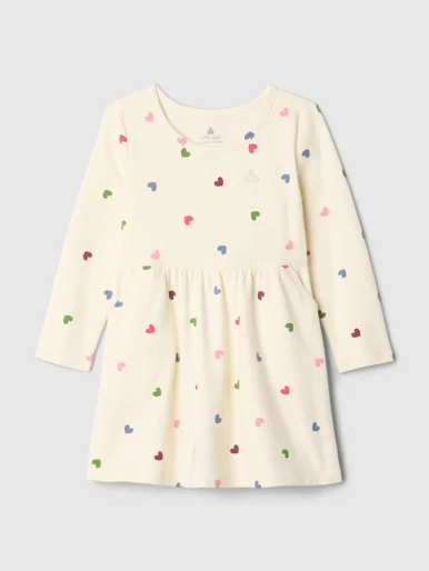 GAP Đầm Thun Em Bé Gái Toddler