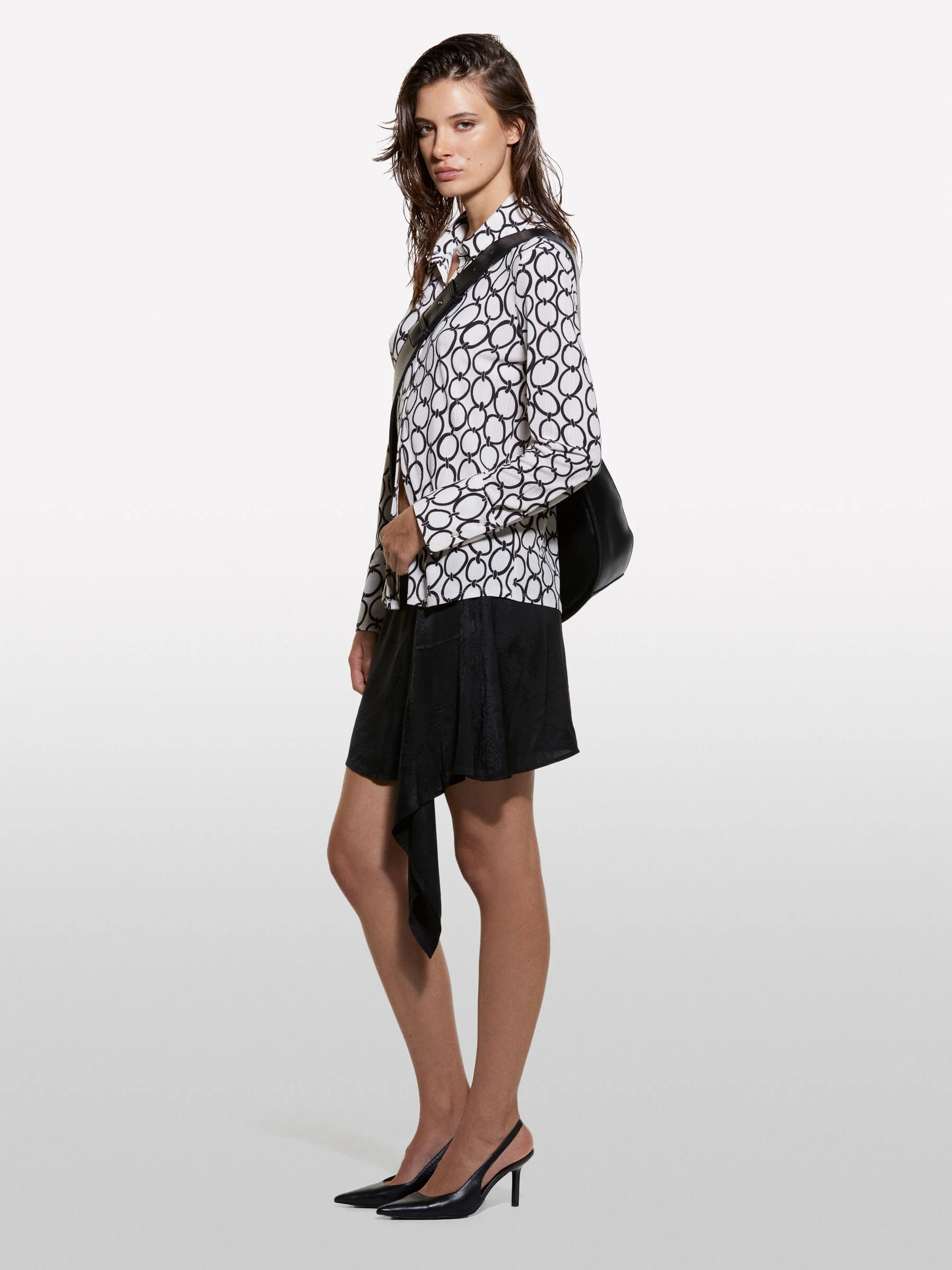 SISLEY Áo Sơ Mi Dài Tay Nữ Women Shirt