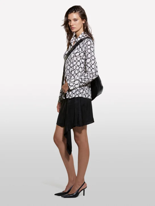 SISLEY Áo Sơ Mi Dài Tay Nữ Women Shirt
