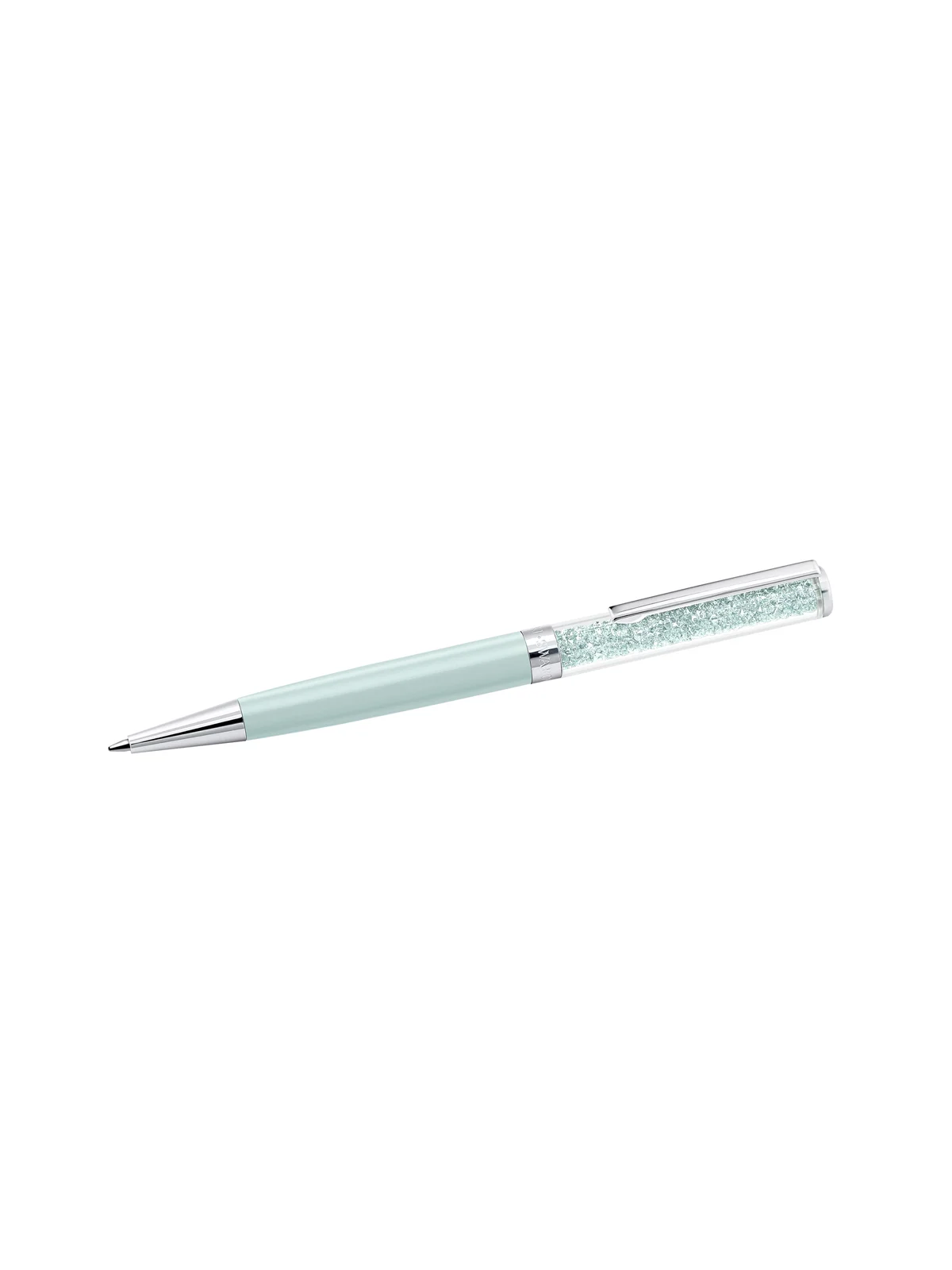 SWAROVSKI Bút Crystalline Ballpoint, Green, Chrome Plated