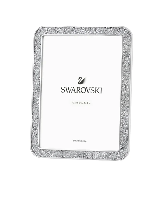 SWAROVSKI Đồ Trang Trí Minera Picture Frame, Silver Tone