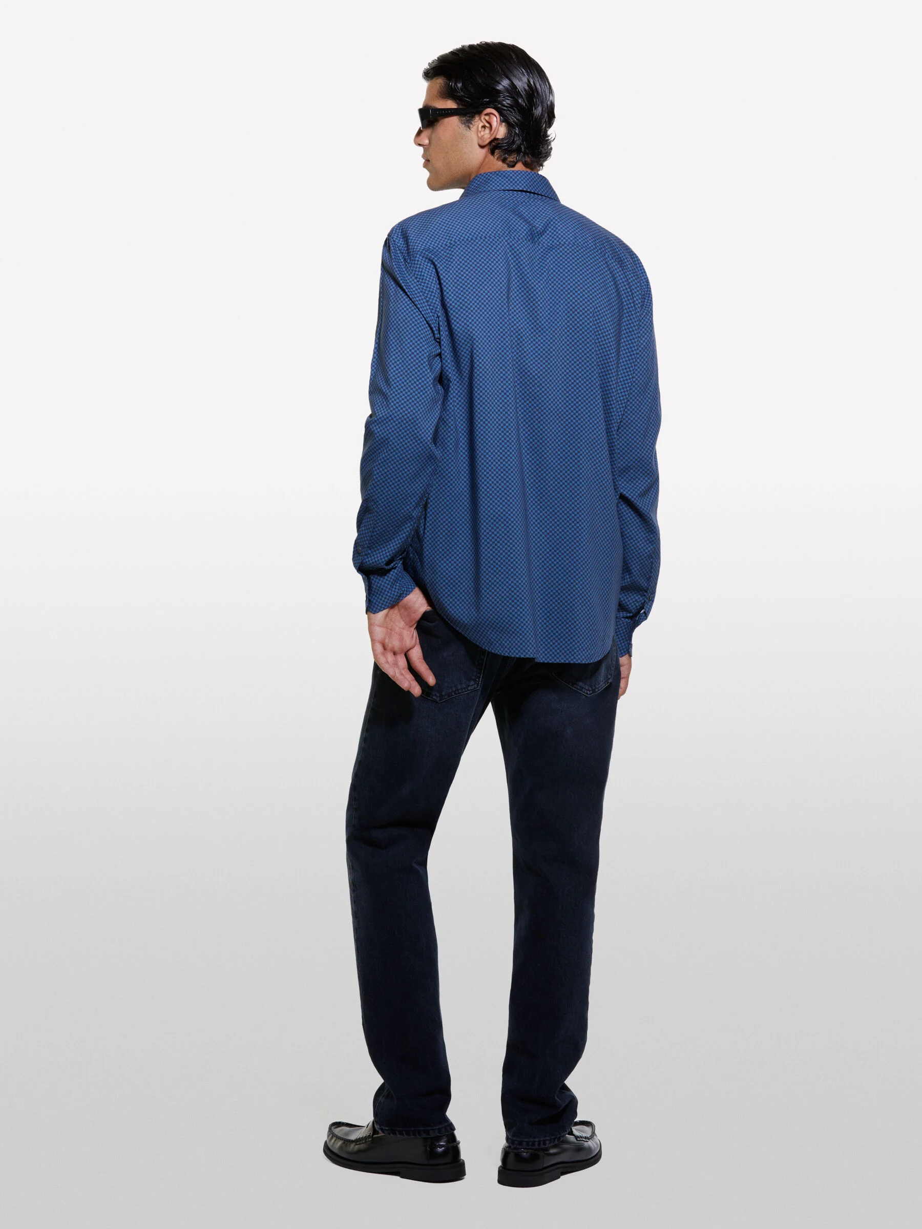 SISLEY Áo Sơ Mi Dài Tay Nam Men Shirt
