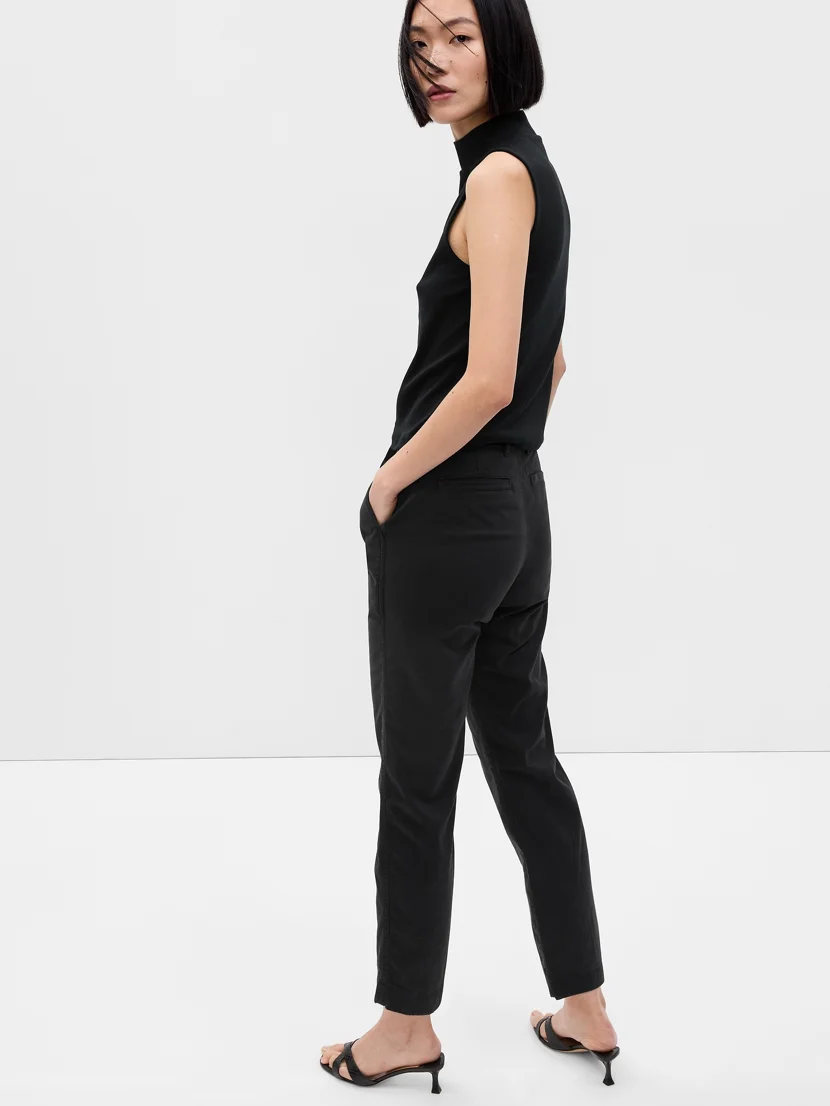 GAP Quần Vải Dài Nữ