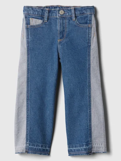 GAP Quần Jeans Dài Em Bé Gái Toddler - Denim Wide Leg