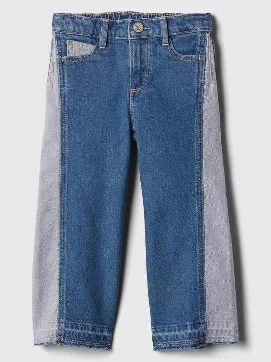 GAP Quần Jeans Dài Em Bé Gái Toddler - Denim Wide Leg