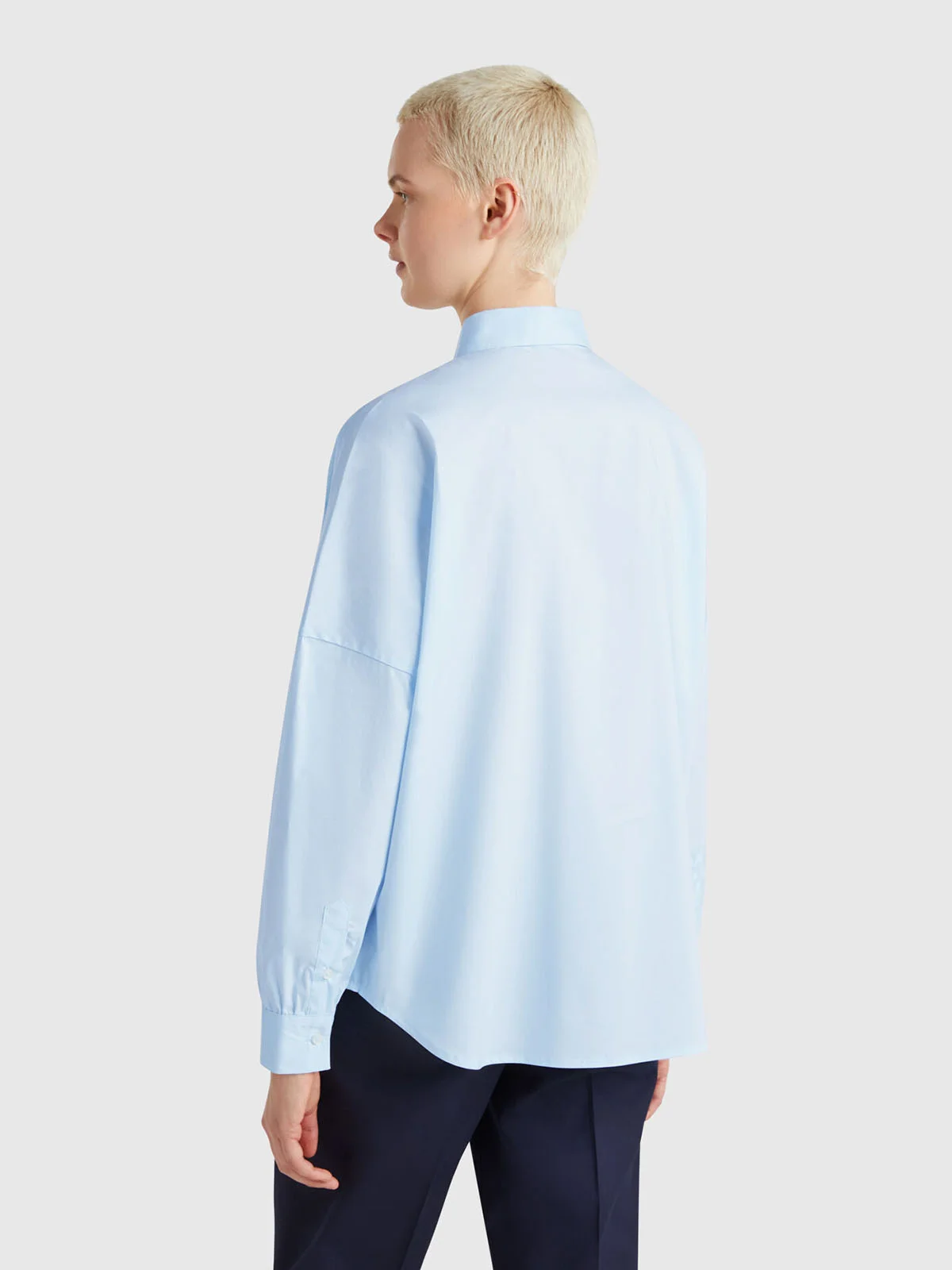 UNITED COLORS OF BENETTON Áo Sơ Mi Dài Tay Nữ