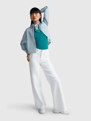 UNITED COLORS OF BENETTON Áo Sơ Mi Dài Tay Nữ Women Shirt