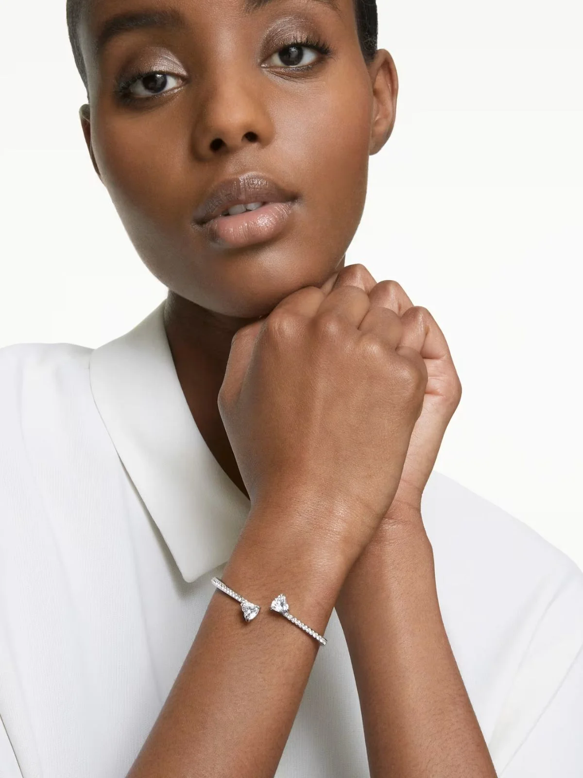 SWAROVSKI Vòng Tay Mesmera:Bangle Hrt Czwh/Rhs M