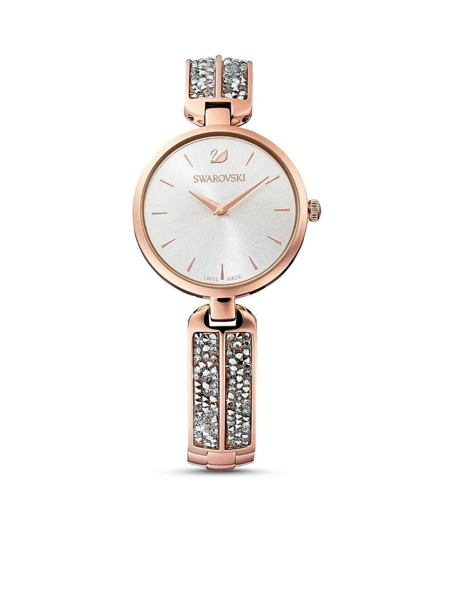 Đồng hồ Dream Rock watch, Metal bracelet, Silver-tone, Rose gold-tone ...