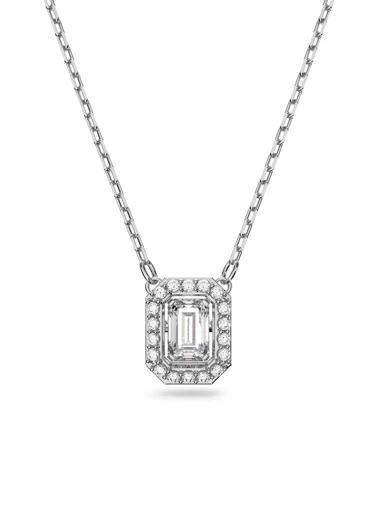 SWAROVSKI Vòng Cổ Millenia, Octagon Cut, White, Rhodium Plated
