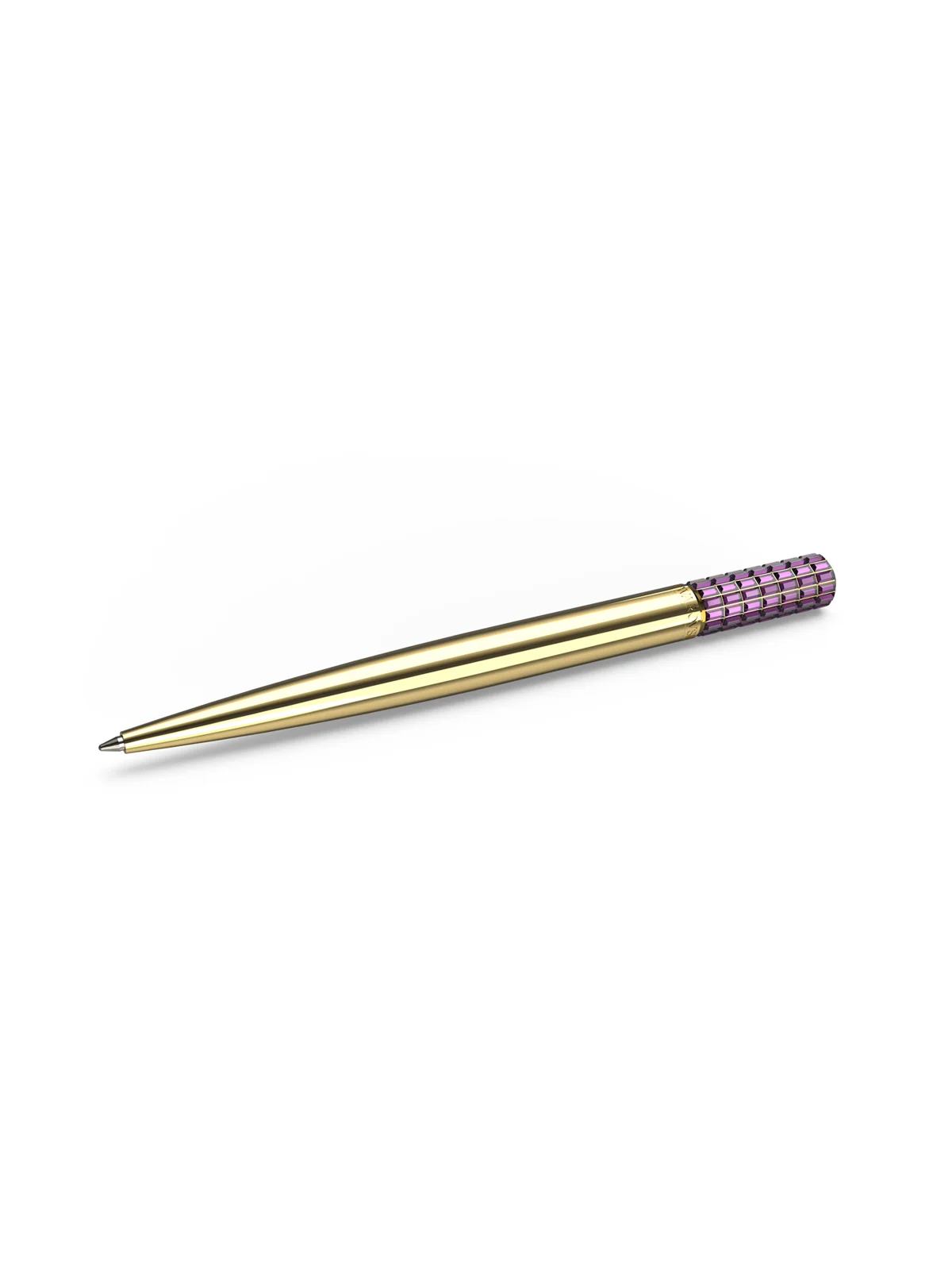 SWAROVSKI Bút Ballpoint, Purple, Gold-Tone Plated