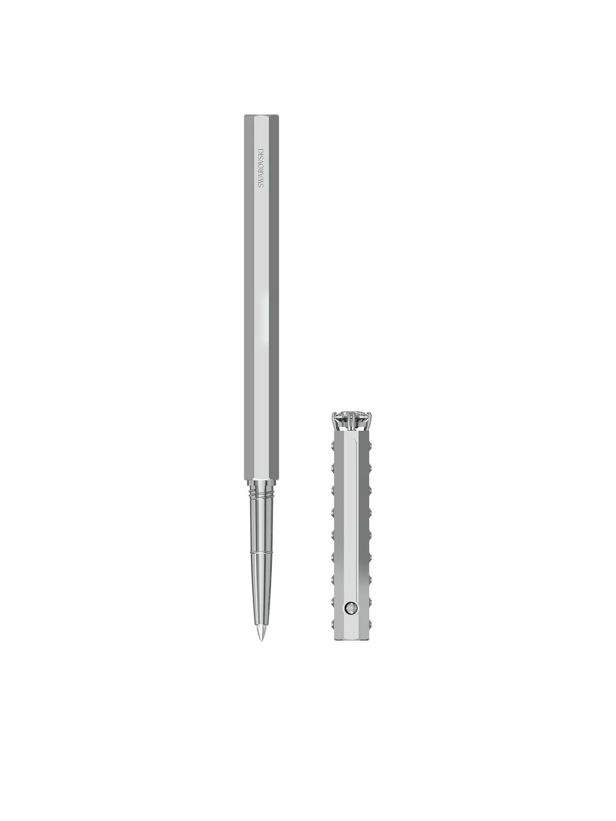 SWAROVSKI Bút Ballpoint, Classic, Silver-Tone, Chrome Plated