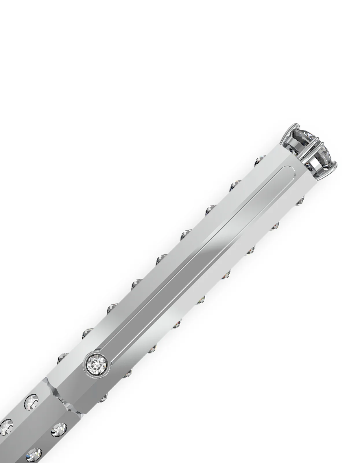 SWAROVSKI Bút Ballpoint, Statement, Silver-Tone, Chrome Plated