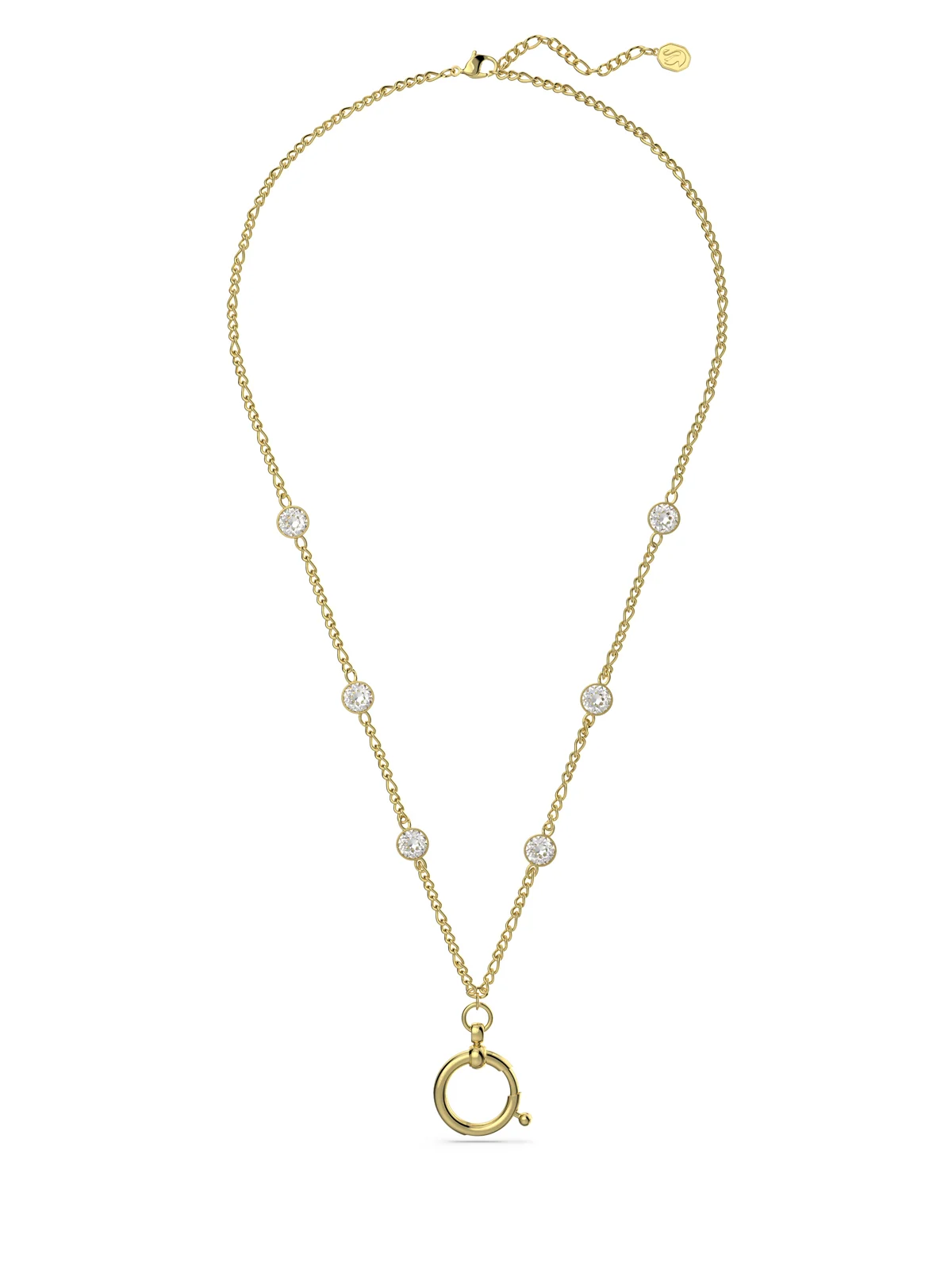 SWAROVSKI Vòng Cổ Curiosa, Yellow, Gold-Tone Plated