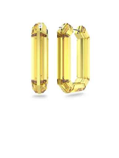 SWAROVSKI Bông Tai Lucent Hoop, Yellow