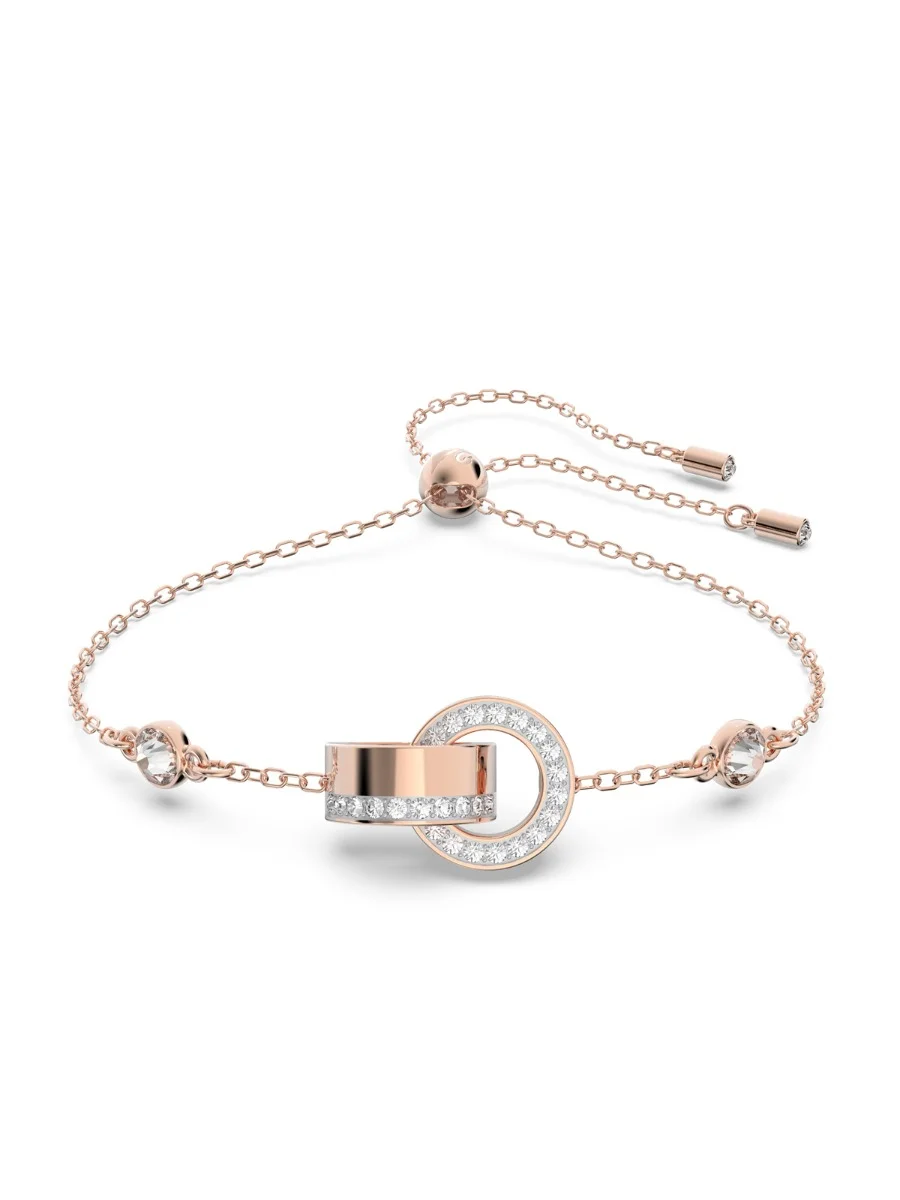 Vòng Tay Hollow, White, Rose Gold-Tone Plated SWAROVSKI tại ACFC