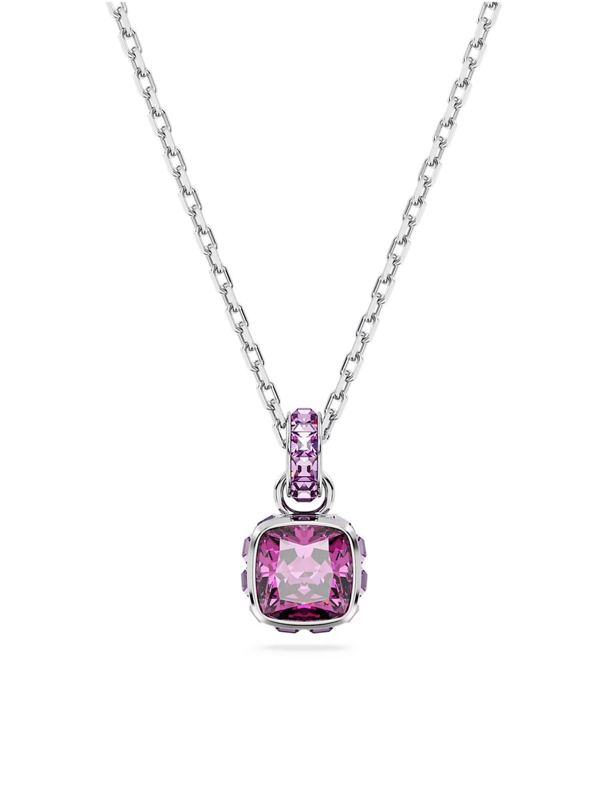 Swarovski - Vòng Cổ - Birthstone:Pend Feb Pur/Rhs
