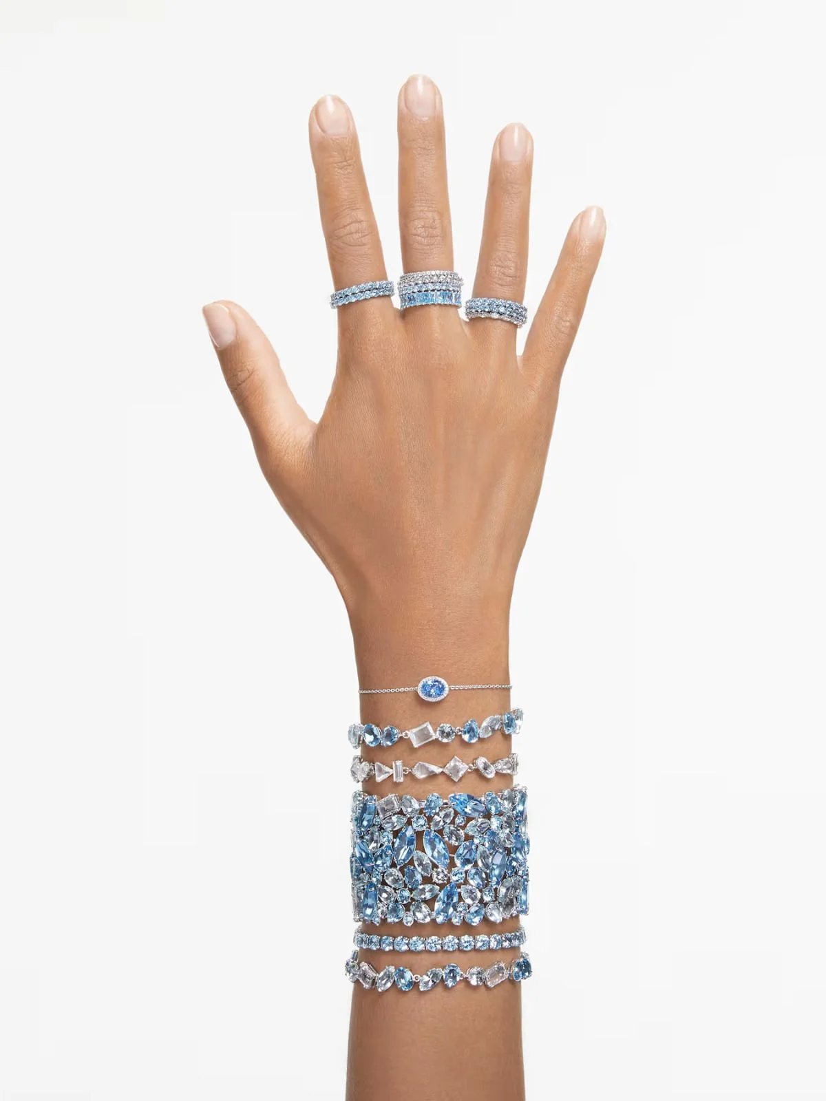 SWAROVSKI Nhẫn Re Matrix:Ring Cocr Cry/Rhs 60