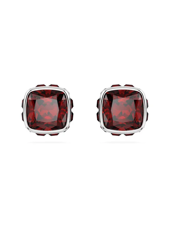 SWAROVSKI Bông Tai Birthstone: Pe Stud Jan Red/Rhs