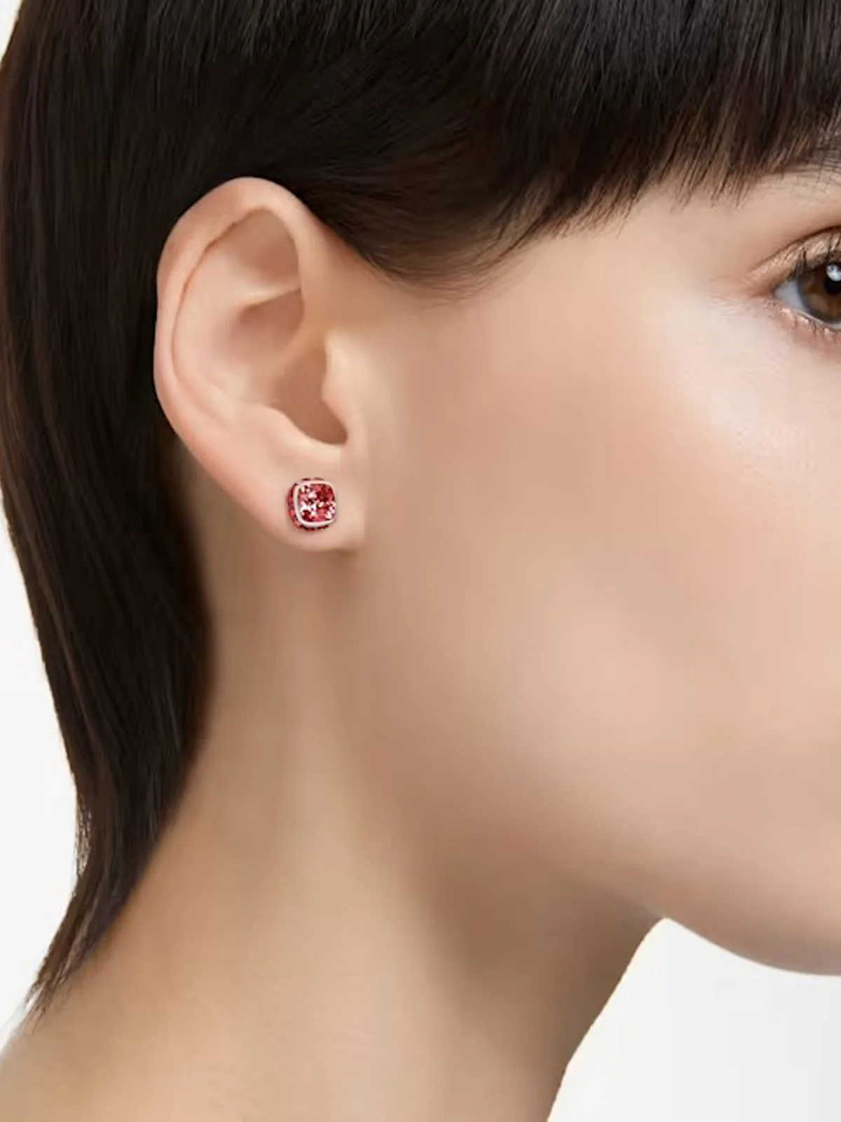 SWAROVSKI Bông Tai Birthstone: Pe Stud Jul Red/Rhs