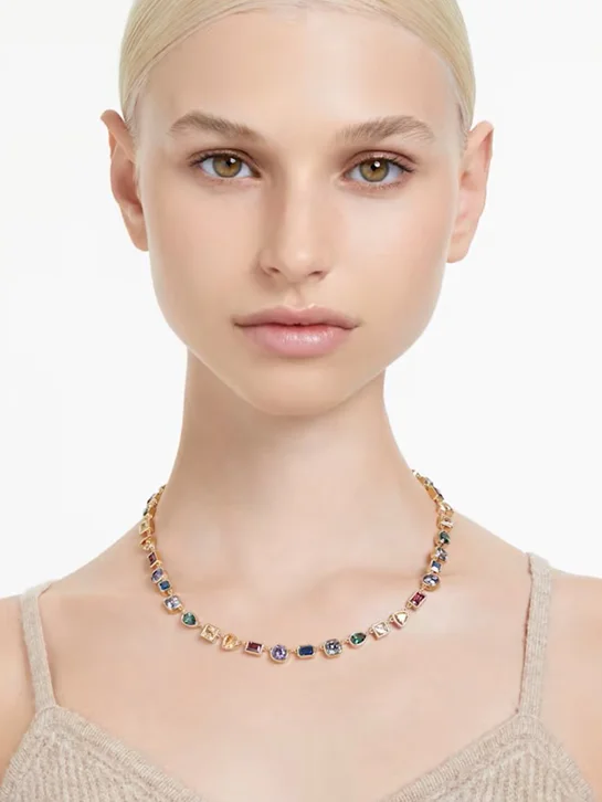 SWAROVSKI Vòng Cổ Stilla:All Ar Necklace Mul/Gos