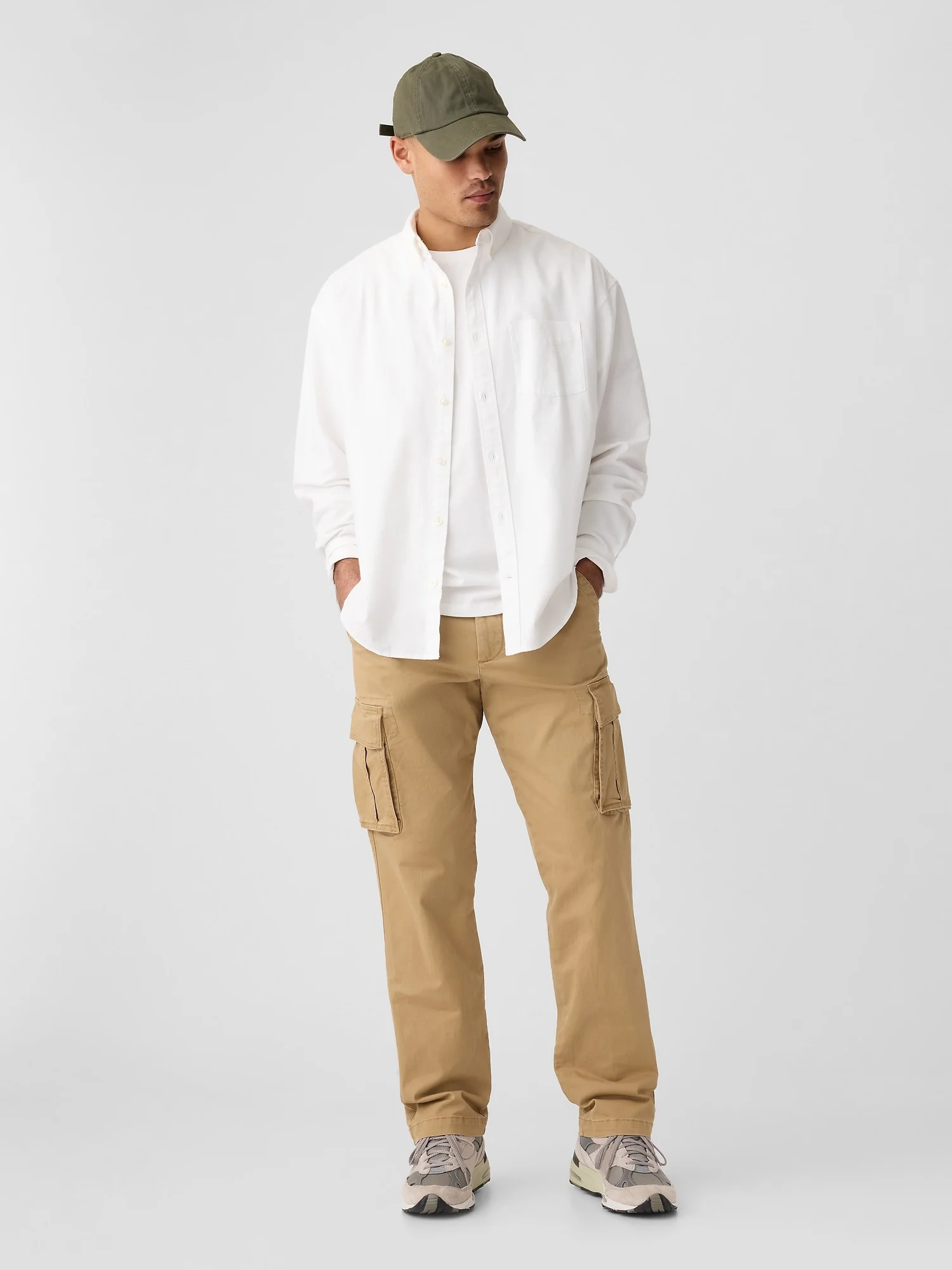 GAP Quần Vải Dài Nam - Straight