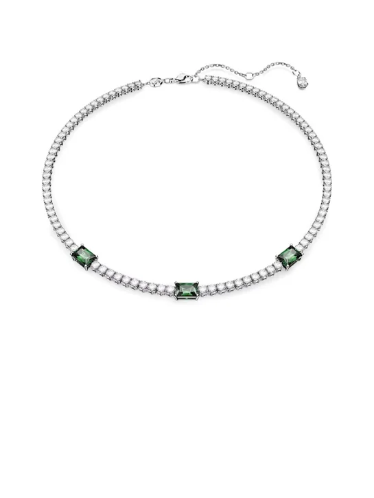 SWAROVSKI Vòng Cổ Matrix: Tn Green Stn Gre/Rhs M
