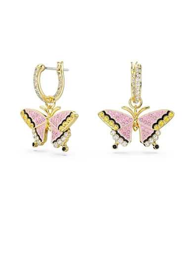 SWAROVSKI Bông Tai Idyllia:Pe Hoop Pink Mul/Gos