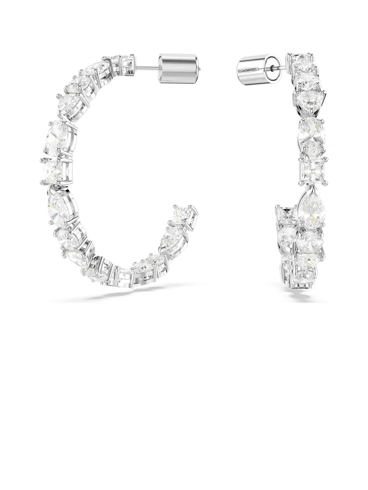 SWAROVSKI Bông Tai Re Mesmera: Pe Hoop Czwh/Rhs
