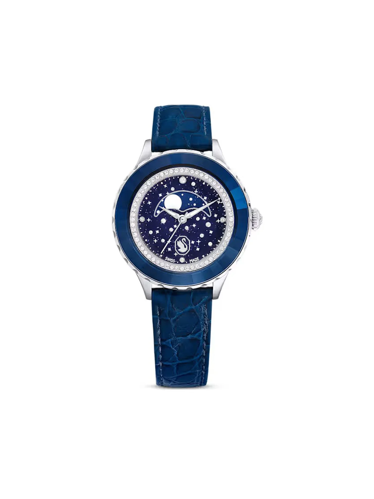 SWAROVSKI Đồng Hồ - Octea Moon:Ls Blue/Blue/Sts