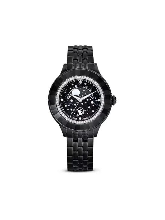 SWAROVSKI Đồng Hồ - Octea Moon:Mb Pbk/Black/Pbk