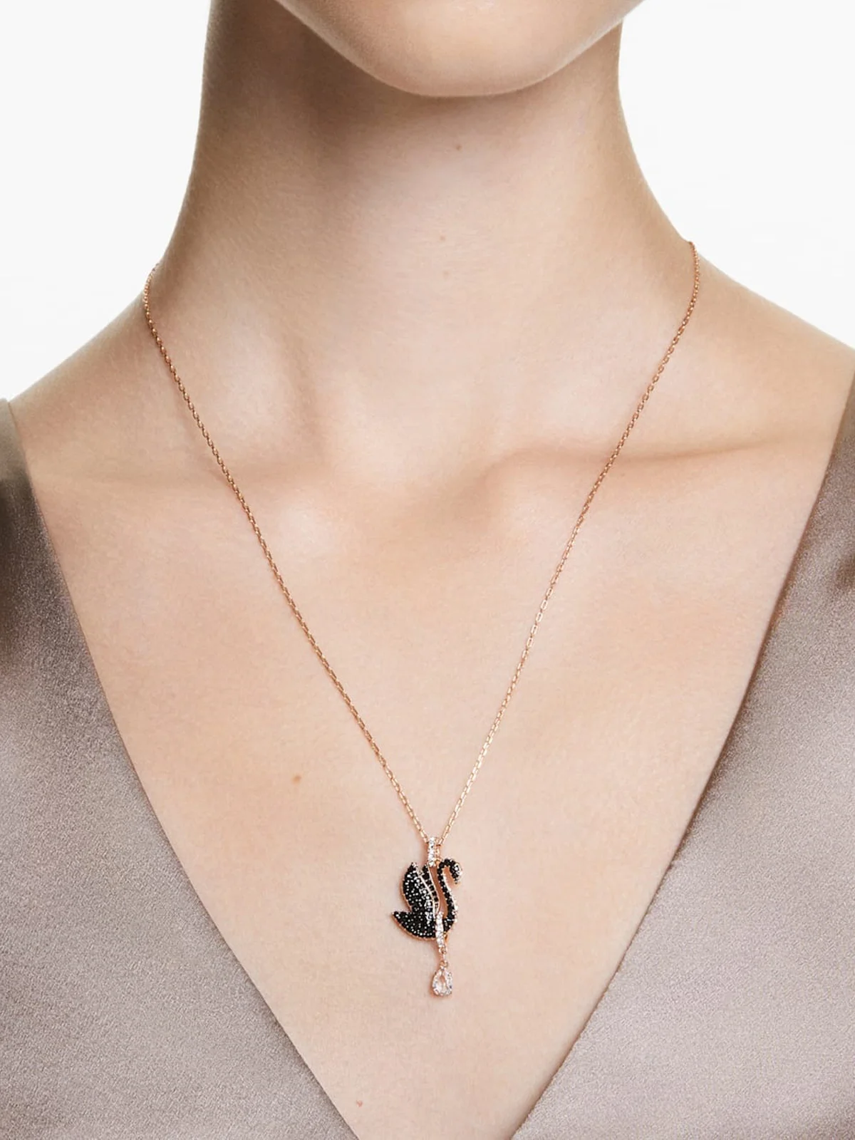 SWAROVSKI Vòng Cổ Swan: Pend Xs Neck Rc06/Ros