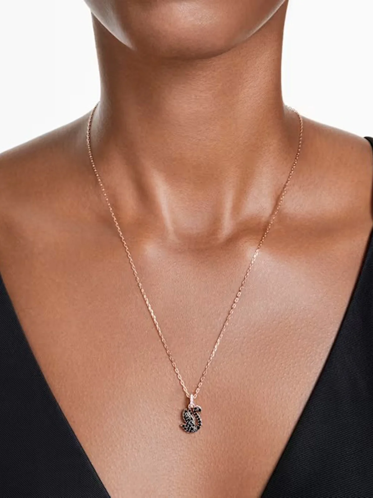 SWAROVSKI Vòng Cổ Swan: Pend Xxs Neck Rc06/Ros