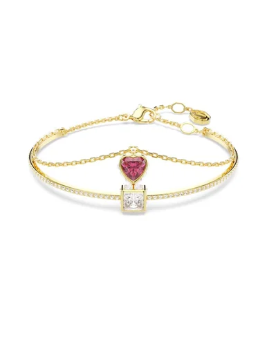 SWAROVSKI Vòng Tay Chroma: Soft Mb Heart Mul/Gos M