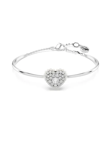 SWAROVSKI Vòng Tay Hyperbola: Soft Hrt White/Rhs M