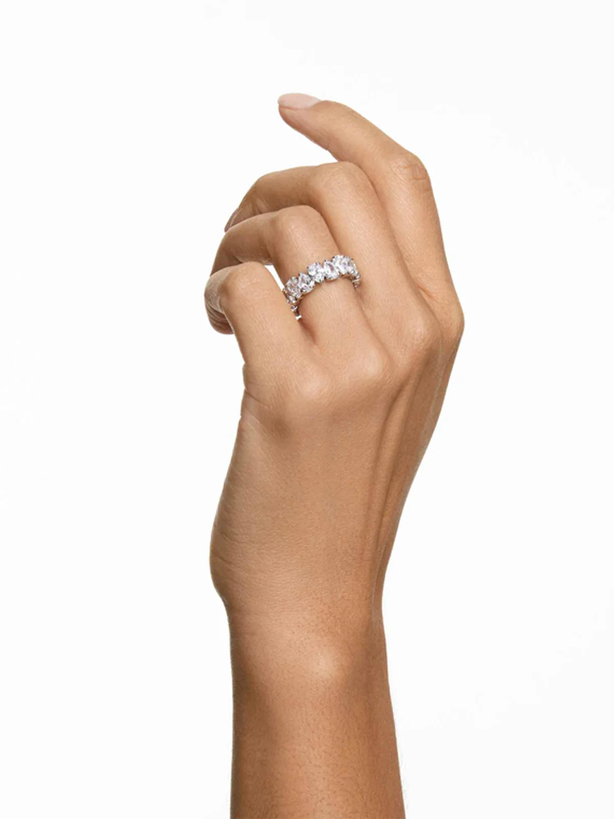 SWAROVSKI Nhẫn Re Matrix:Ring White/Upd