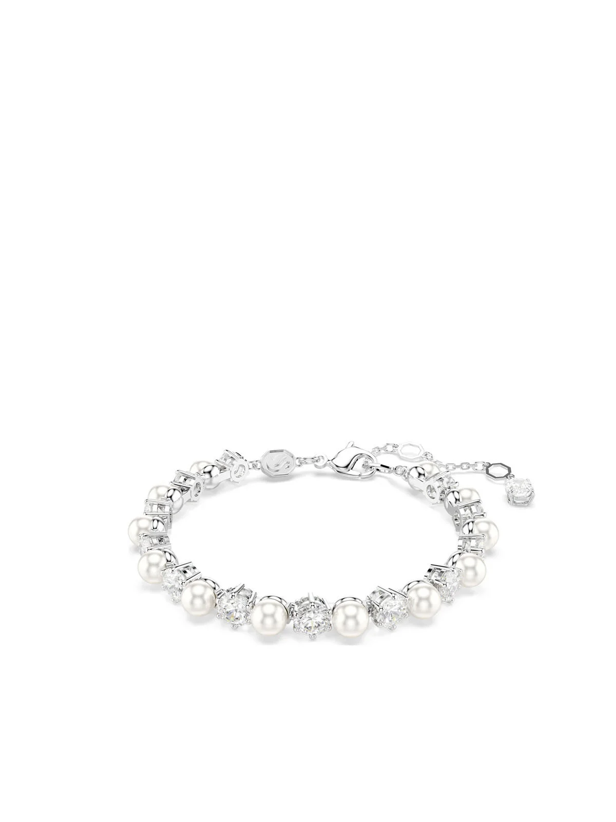 SWAROVSKI Vòng Tay Matrix:Tb Pearl White/Rhs M