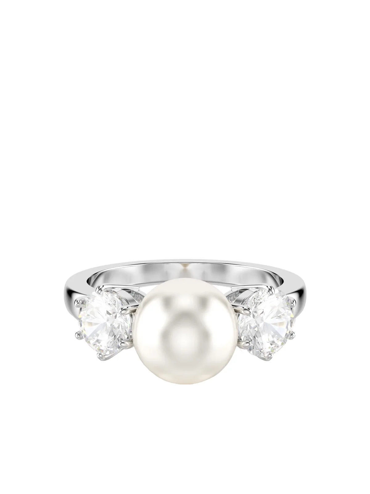 SWAROVSKI Nhẫn - Matrix:Ring Pearl White/Rhs