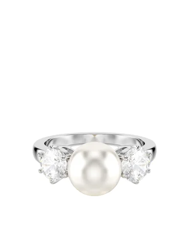 SWAROVSKI Nhẫn - Matrix:Ring Pearl White/Rhs