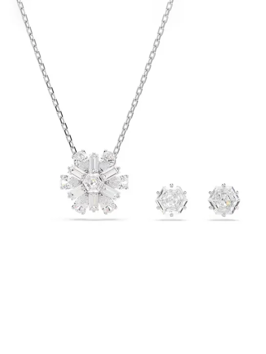 SWAROVSKI Bộ Trang Sức - Idyllia:Set Set Of 2 White/Rhs