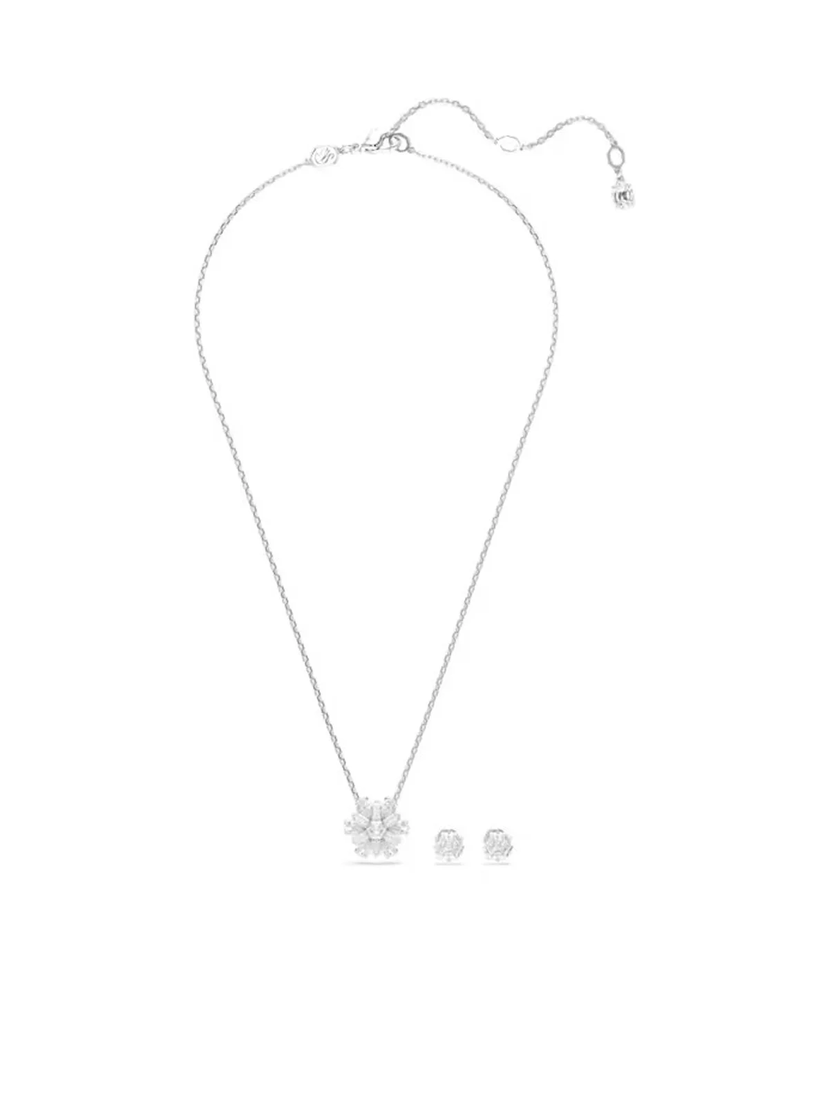 SWAROVSKI Bộ Trang Sức - Idyllia:Set Set Of 2 White/Rhs