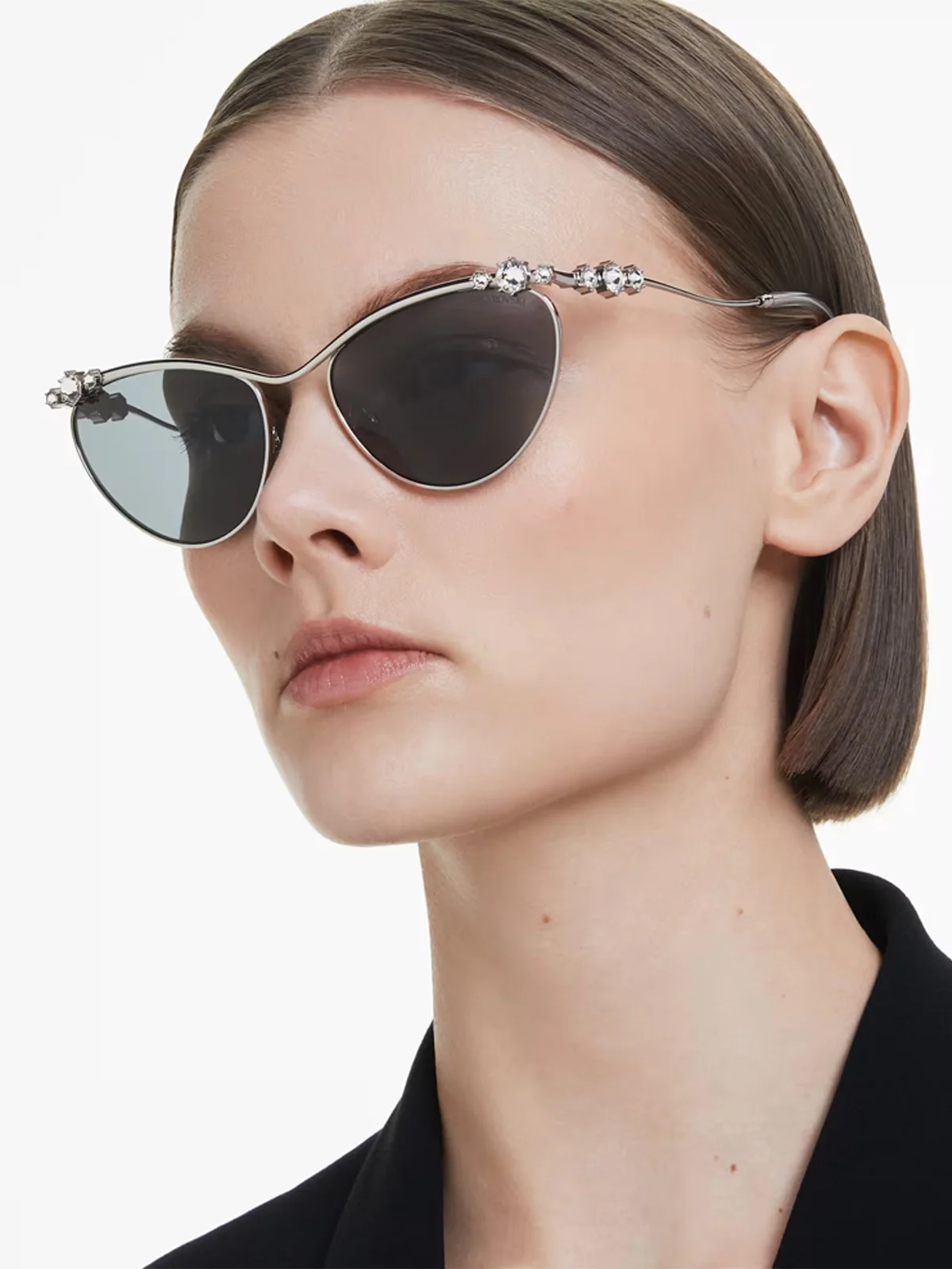SWAROVSKI Mắt Kính Constella:Eyewear Ov Sil/Cre