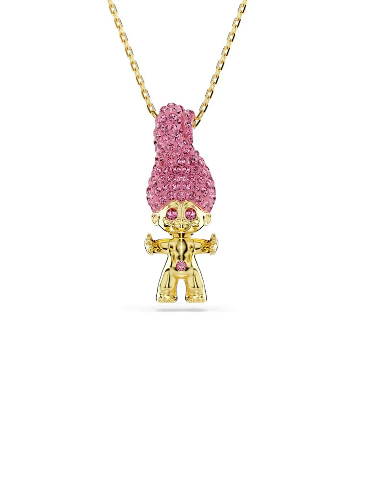 SWAROVSKI Vòng Cổ - Good Luck Trolls:Pend Rose/Gos