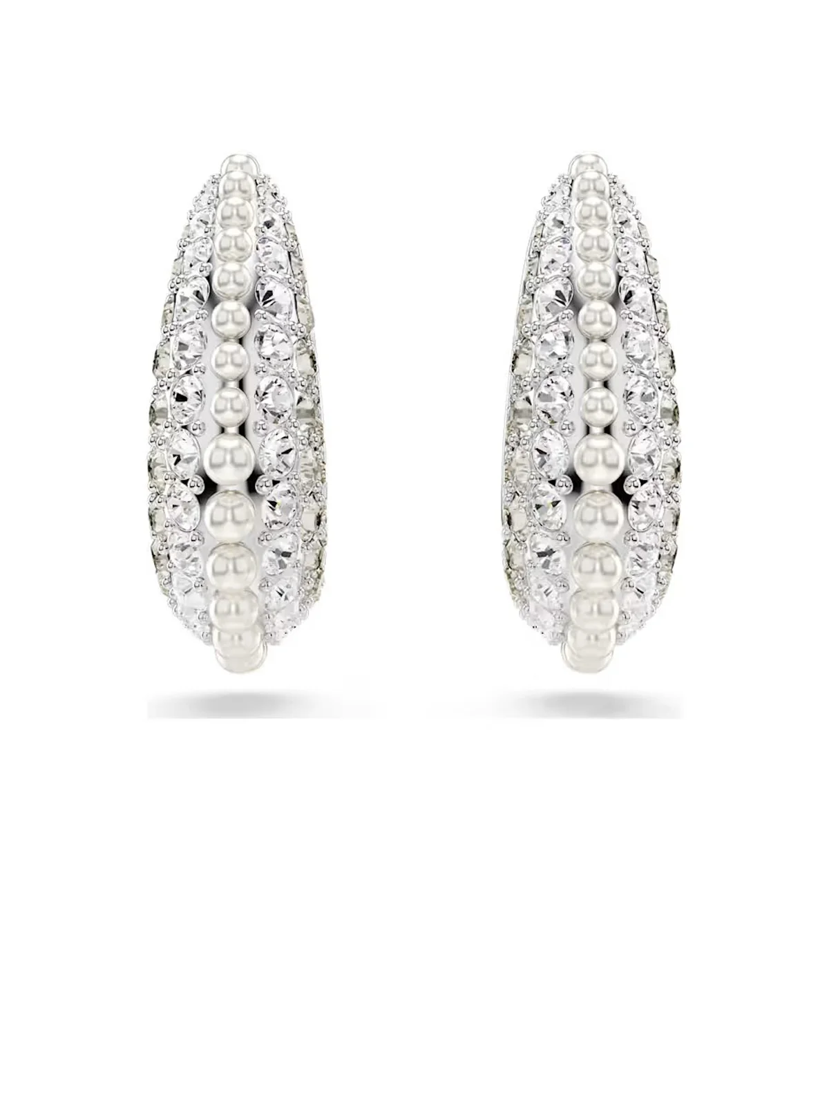 SWAROVSKI Bông Tai - Sublima:Pe White Cry/Rhs