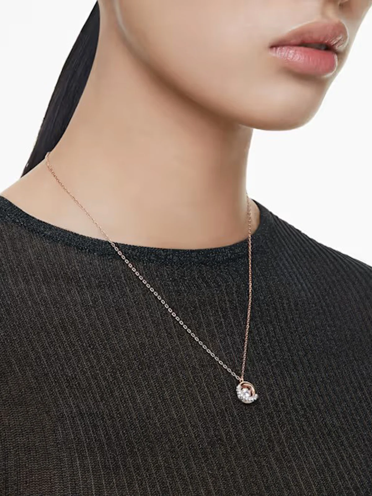 SWAROVSKI Vòng Cổ - Dextera:Pend Cry/Ros