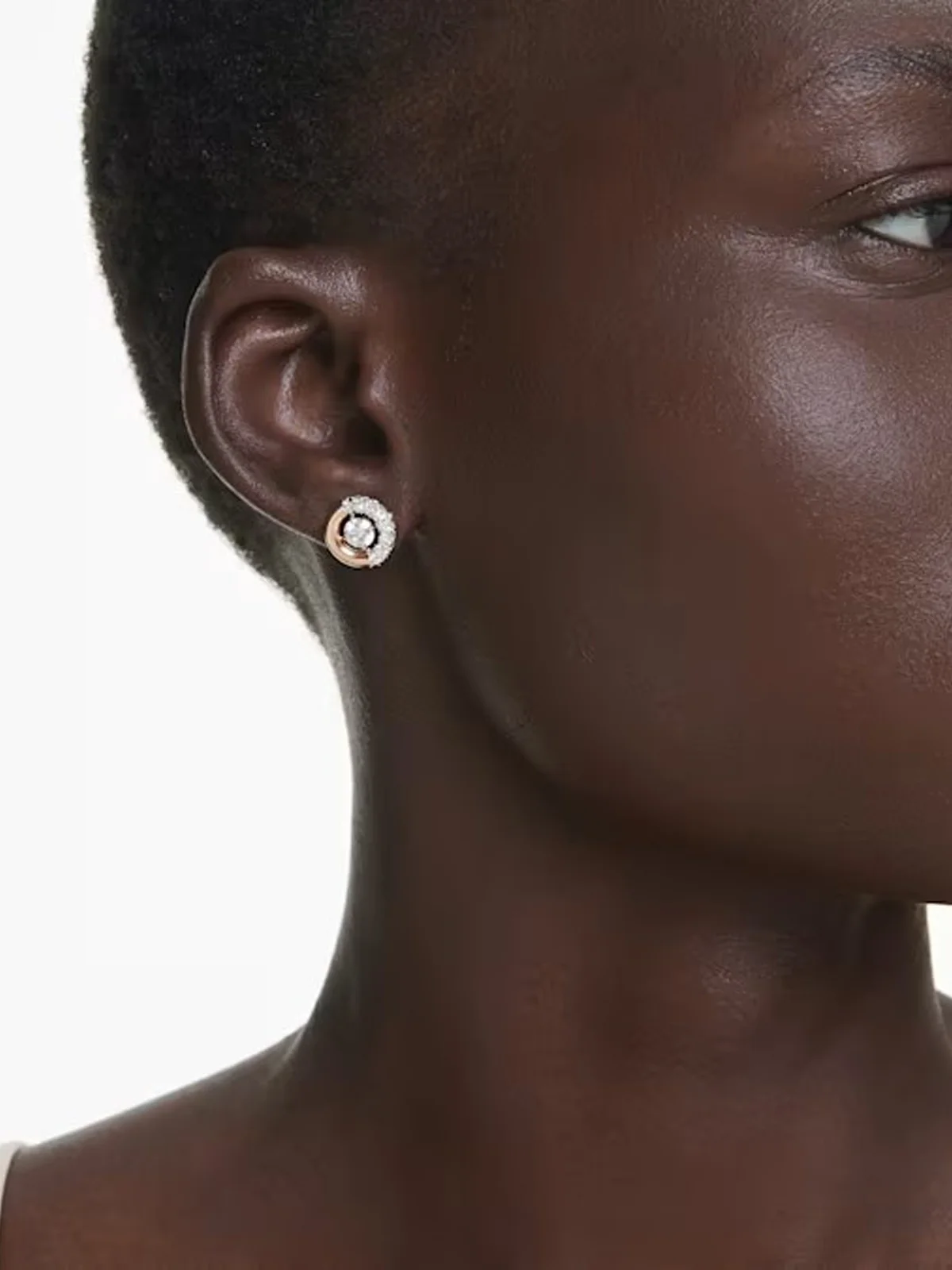 SWAROVSKI Bông Tai - Dextera:Pe Stud Cry/Ros
