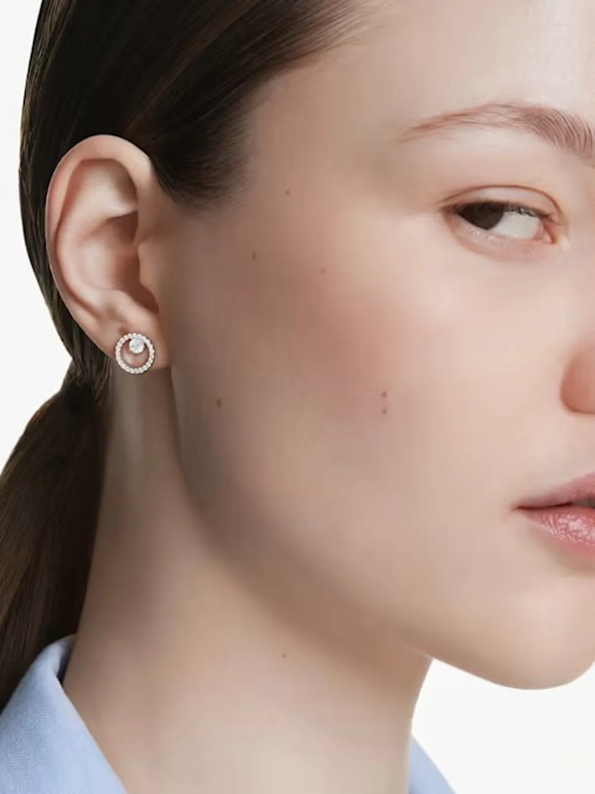 SWAROVSKI Bông Tai - Constella:Pe Stud Cz White/Rhs