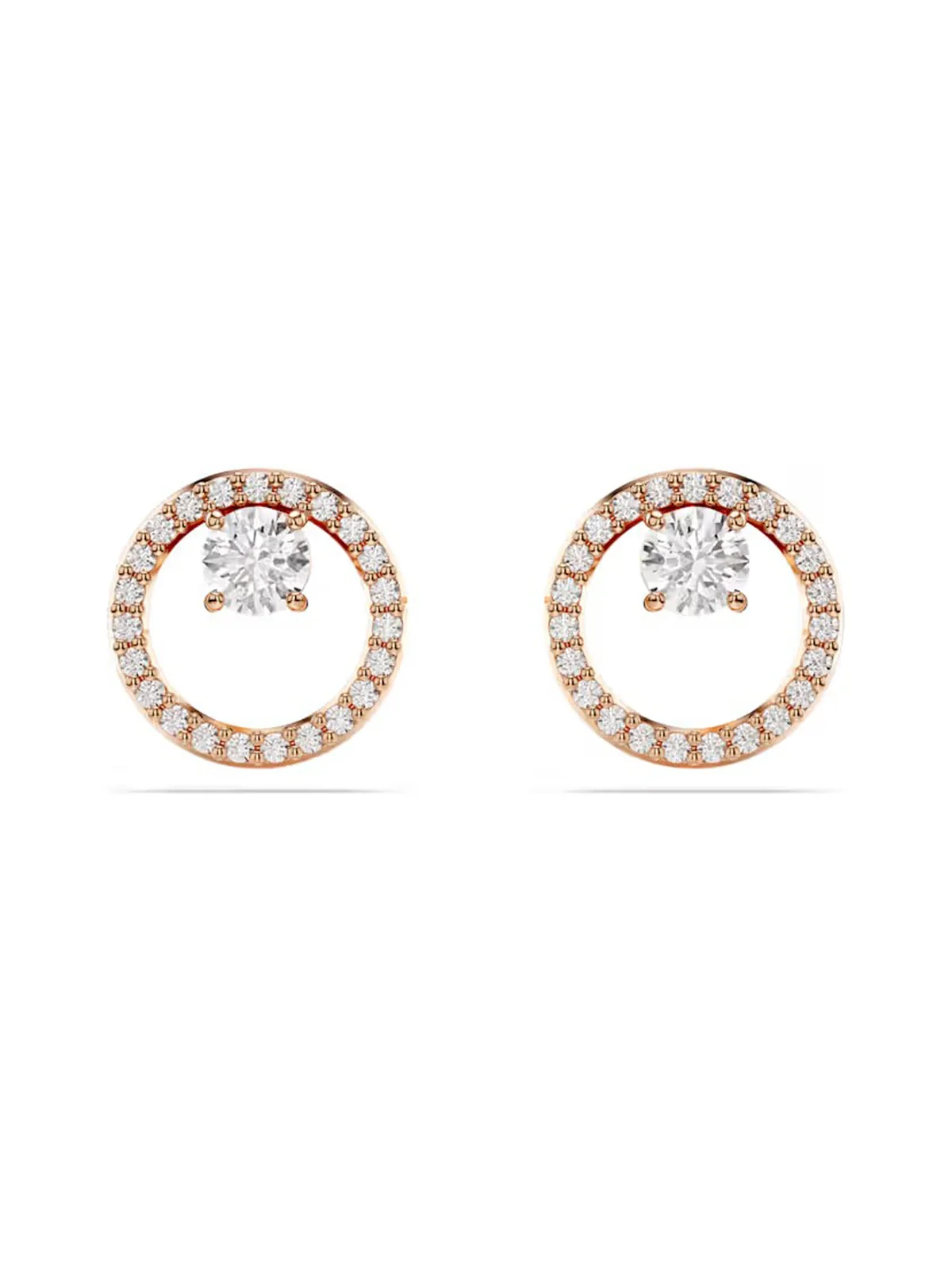 SWAROVSKI Bông Tai - Constella:Pe Stud Cz White/Ros